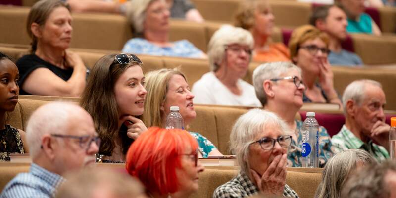 photo of crowd in auditorium